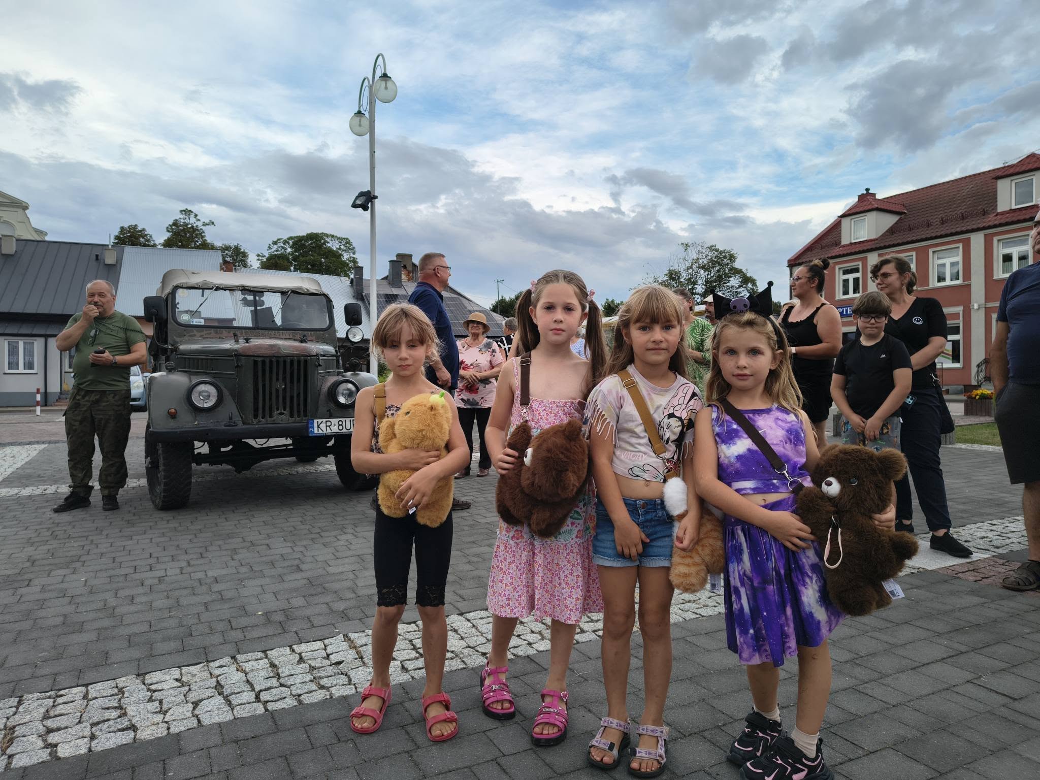 Przejazd kawalerzystów przez Wojsławice